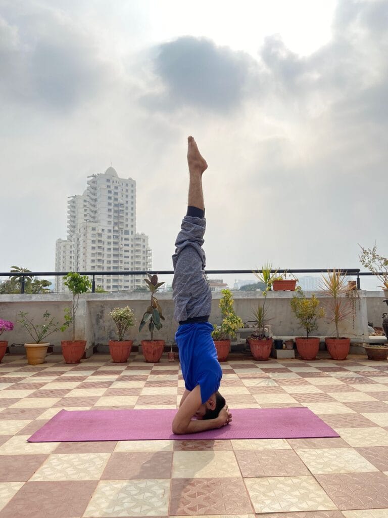 Shirsasana (Head Stand) - Performed by Shriyans Navalgund