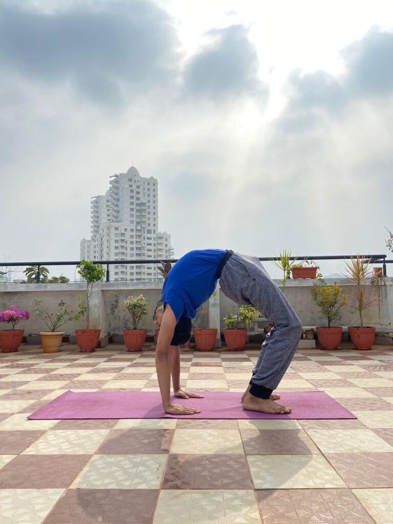 Chaakrasana (Wheel Pose)- Performed by Shriyans Navalgund
